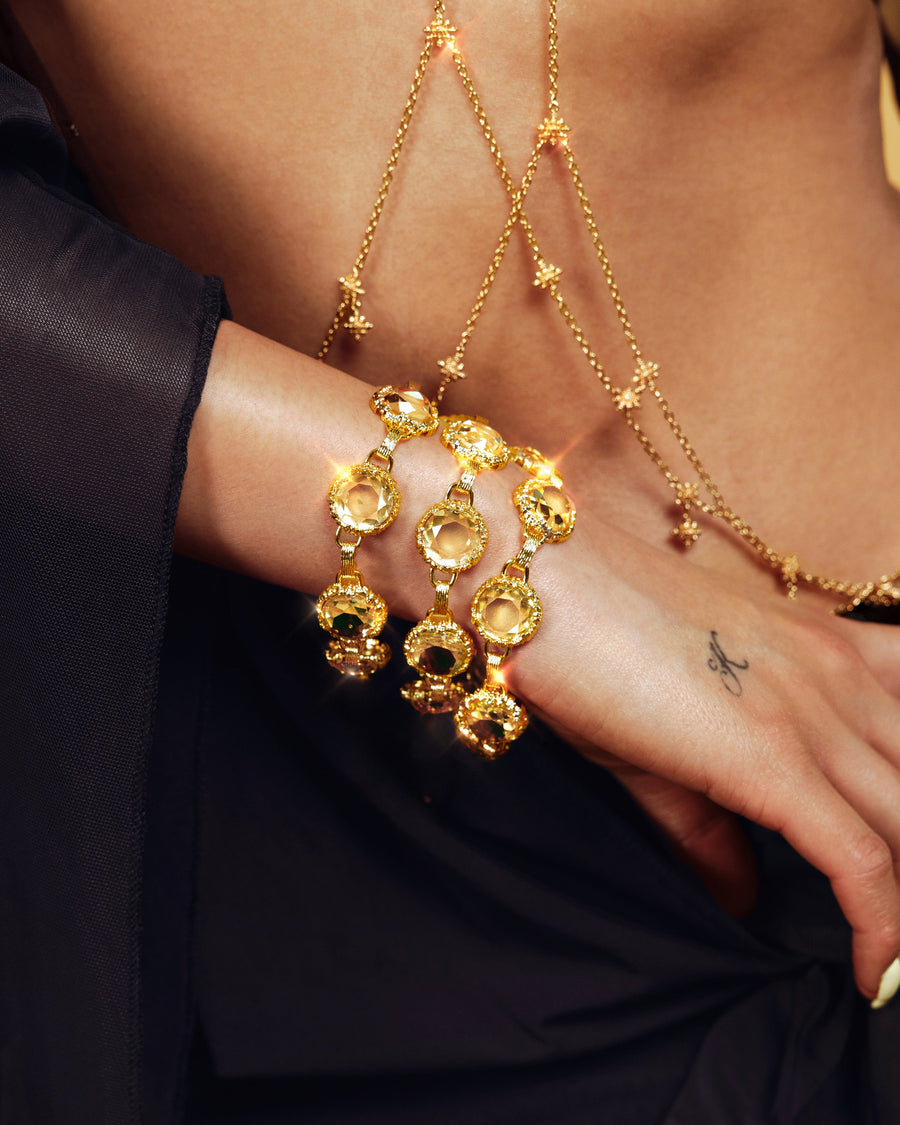 Honey Quartz Bracelet